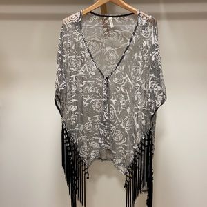 Beautiful TYCHE Lacy Shawl/Cover Up